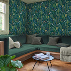 130314 Oshibana Concerto Teal Wallpaper By Graham & Brown