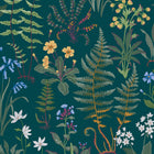 130314 Oshibana Concerto Teal Wallpaper By Graham & Brown