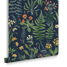 130315 Oshibana Concerto Blue Wallpaper By Graham & Brown