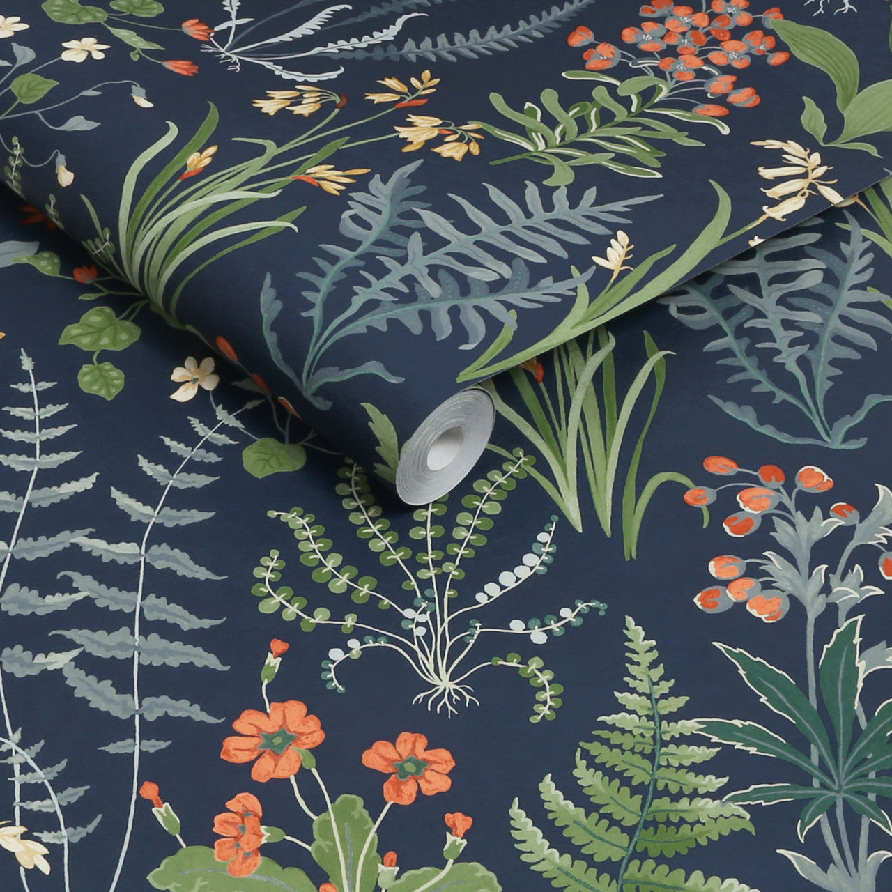 130315 Oshibana Concerto Blue Wallpaper By Graham & Brown