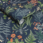 130315 Oshibana Concerto Blue Wallpaper By Graham & Brown