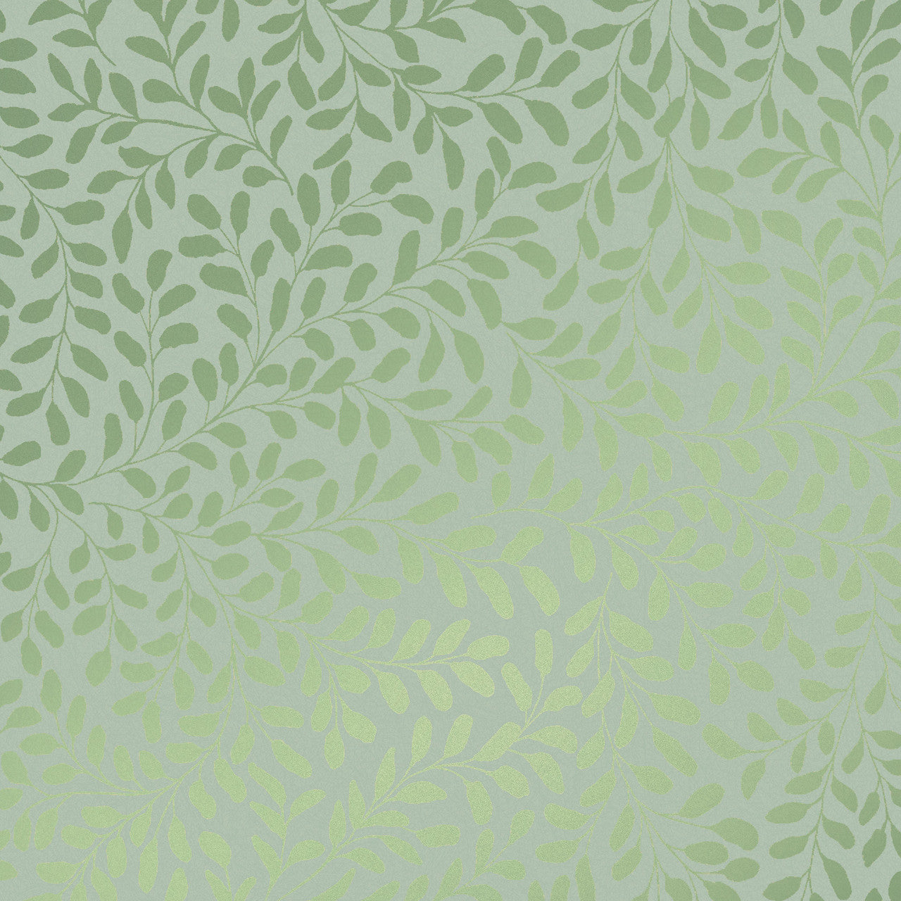 130369 Gilded Leaf Concerto Sage Wallpaper By Graham & Brown