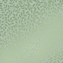 130369 Gilded Leaf Concerto Sage Wallpaper By Graham & Brown