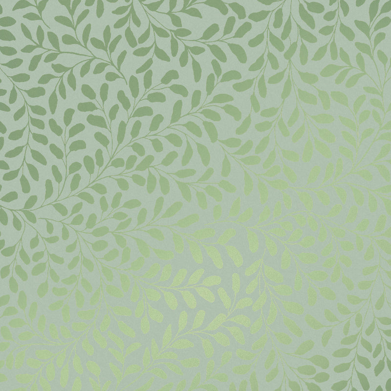 130369 Gilded Leaf Concerto Sage Wallpaper By Graham & Brown