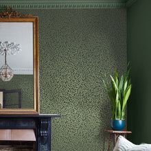 130370 Gilded Leaf Concerto Olive Wallpaper By Graham & Brown