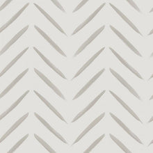 13041 Chevron Brush Marks Taupe Wallpaper by Holden