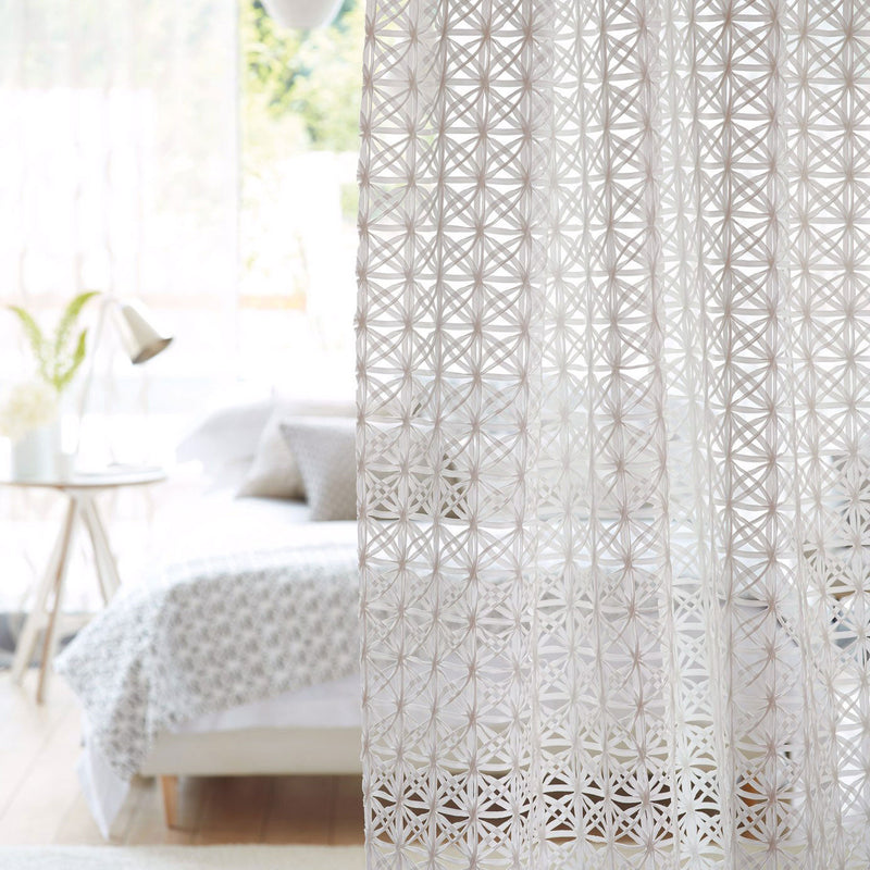 130590 Ribbon Sheers 1 Chalk Harlequin Fabric