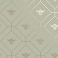 Honeycomb Bee Green Wallpaper by Holden