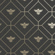 Honeycomb Bee Charcoal Gold Wallpaper by Holden