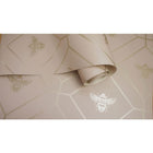 13083 Honeycomb Bee Pink Gold Wallpaper by Holden