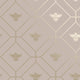 Honeycomb Bee Pink Gold Wallpaper by Holden