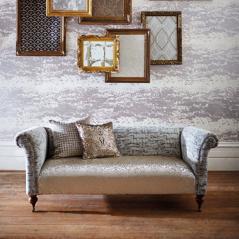 130975 Perla Leonida Velvets Platinum Fabric by Harlequin