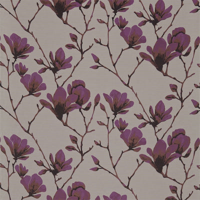 Lotus Bronze / Magenta Fabric by Harlequin