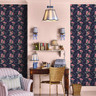 131423 Rose Flutter Navy Wallpaper by Cath Kidston