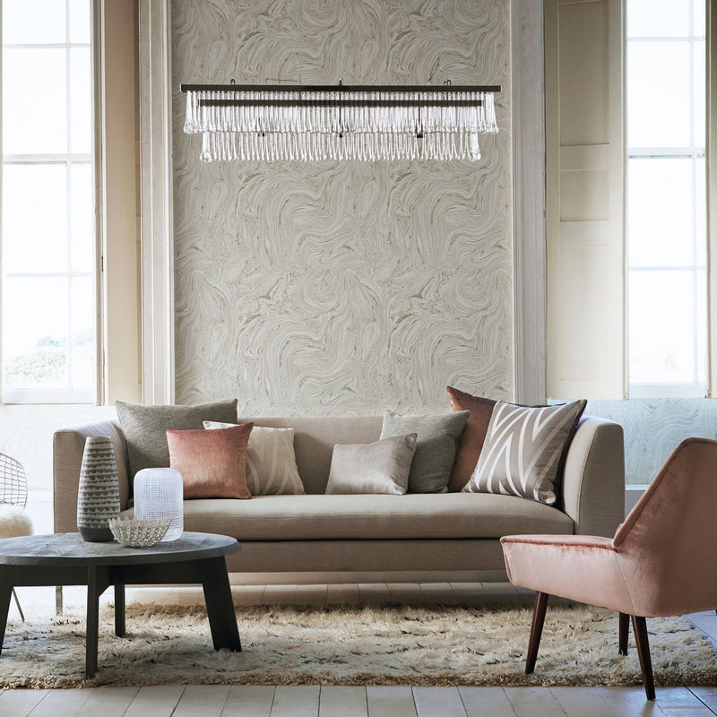 131424 Arata Momentum 5 Moss Fabric by Harlequin