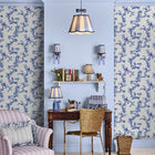 131425 Birds & Berries Blue Wallpaper by Cath Kidston