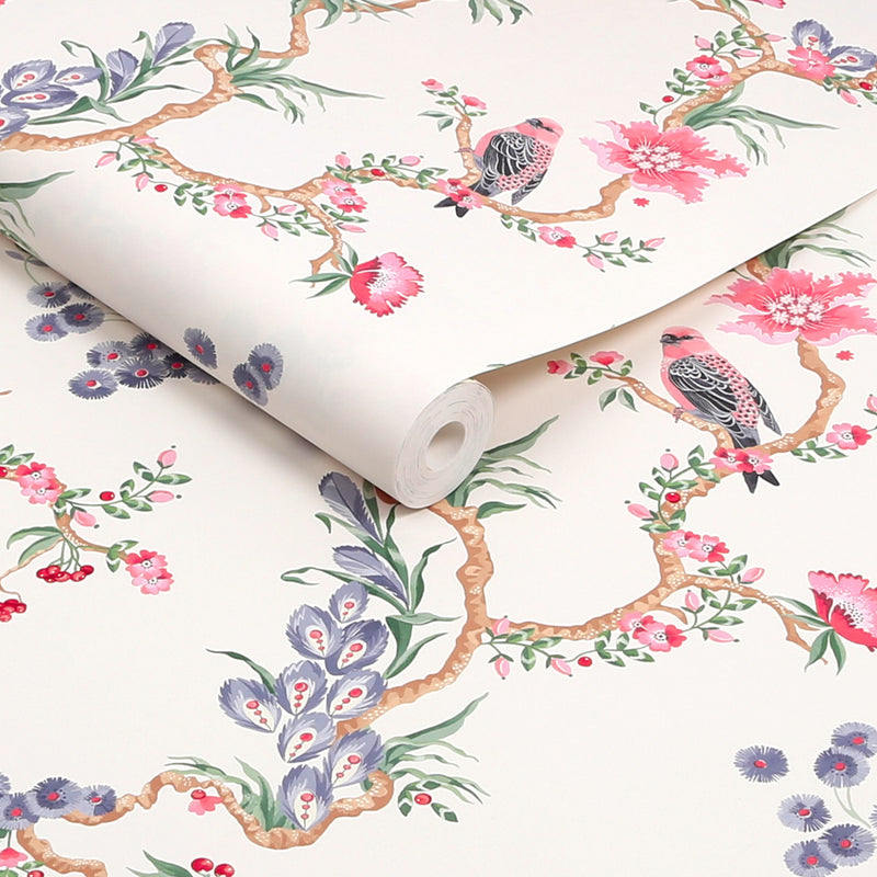 131429 Birds & Berries Spring Wallpaper by Cath Kidston