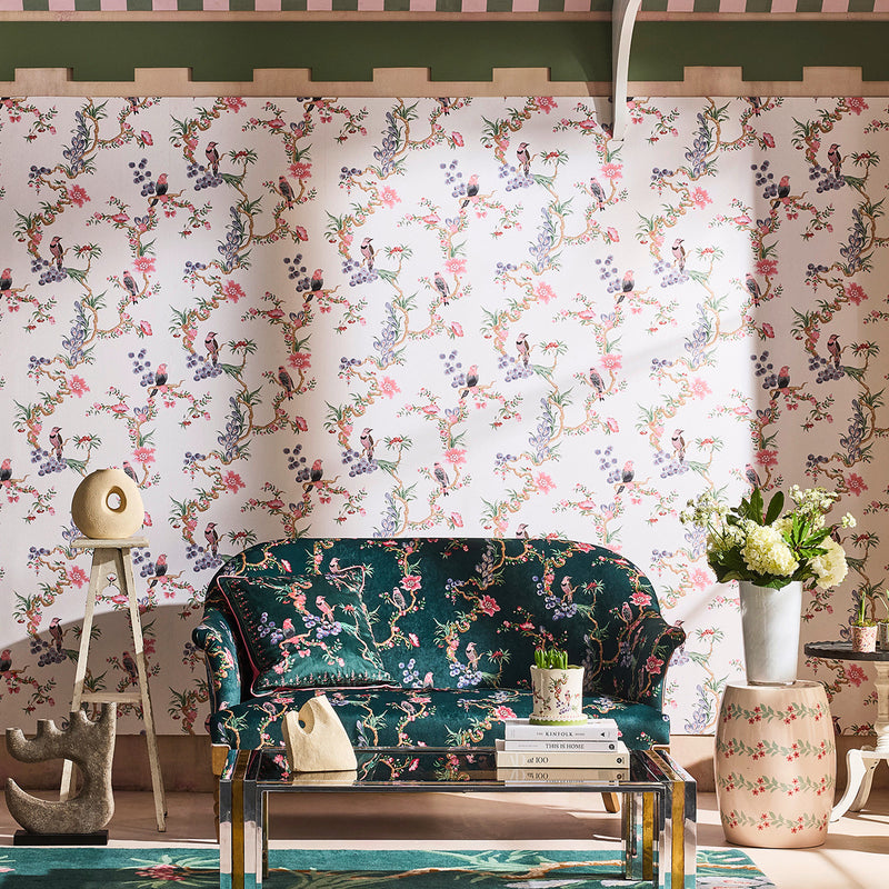 131429 Birds & Berries Spring Wallpaper by Cath Kidston