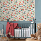 131435 Mushrooms Multi Wallpaper by Cath Kidston