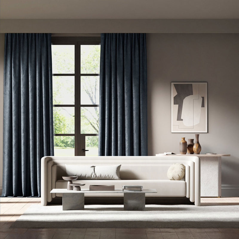 131439 Osamu Momentum 5 Indigo Fabric by Harlequin