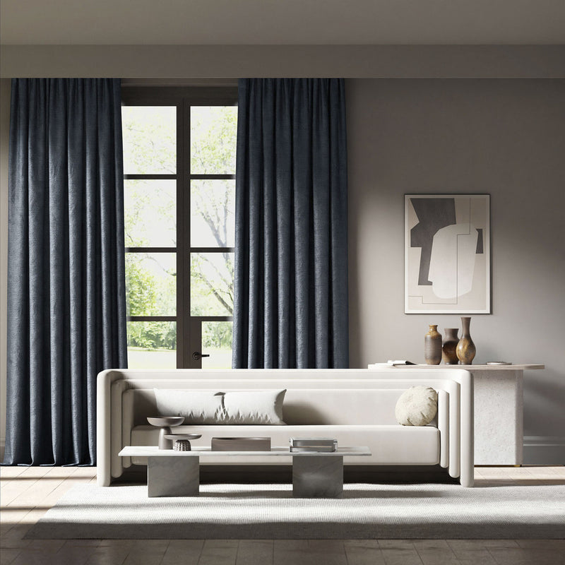 131439 Osamu Colour 3 Indigo Fabric by Harlequin