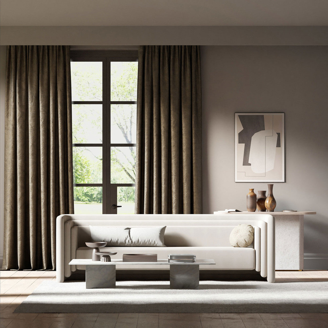 131441 Osamu Momentum 5 Treacle Fabric by Harlequin