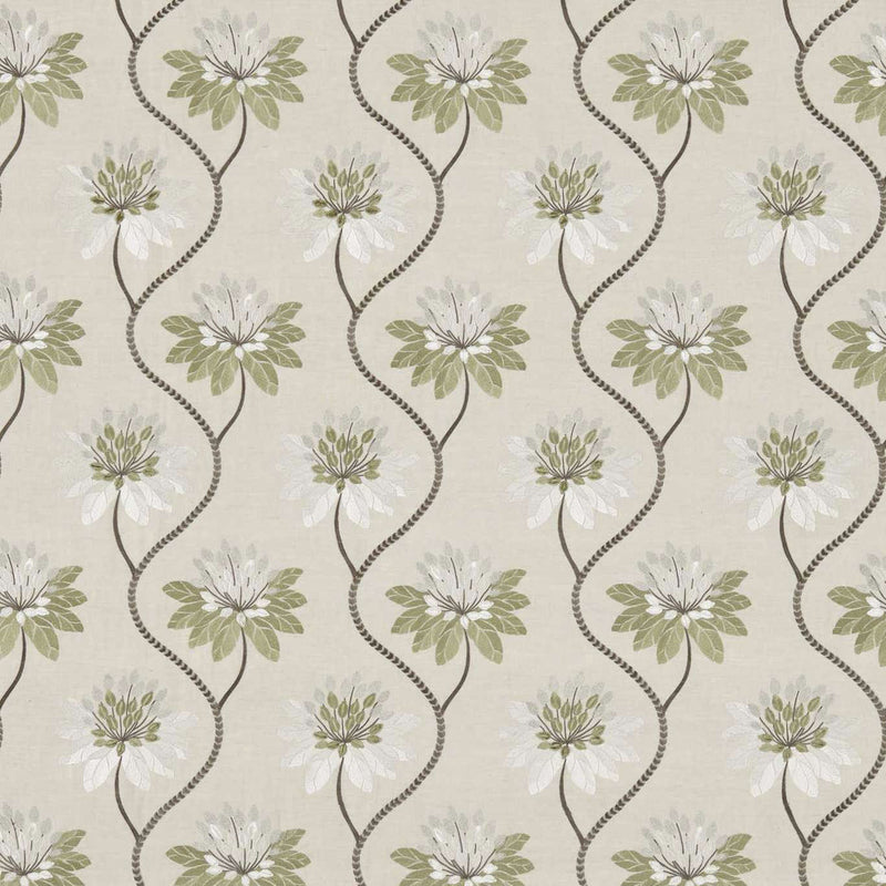131543 Eloise Colour 3 Avocado Fabric by Harlequin
