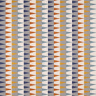132013 Azul Colour 3 Rust Navy and Nordic Harlequin Fabric