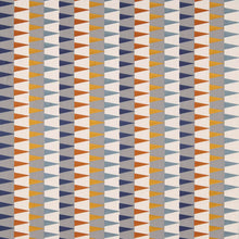 132013 Azul Colour 3 Rust Navy and Nordic Harlequin Fabric