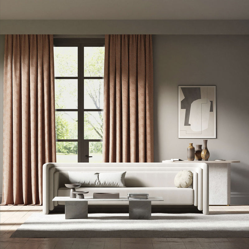 132234 Cupola Colour 3 Paprika Fabric by Harlequin