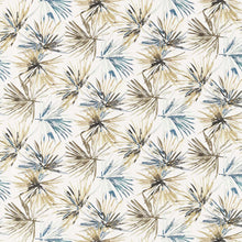 132239 Aucuba Colour 3 Ink Gold Fabric by Harlequin