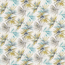 132240 Aucuba Colour 3 Teal Zest Fabric by Harlequin