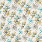 132240 Aucuba Momentum 8 Teal / Zest Fabric by Harlequin