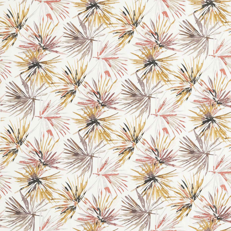 132241 Aucuba Momentum 8 Paprika / Ochre Fabric by Harlequin