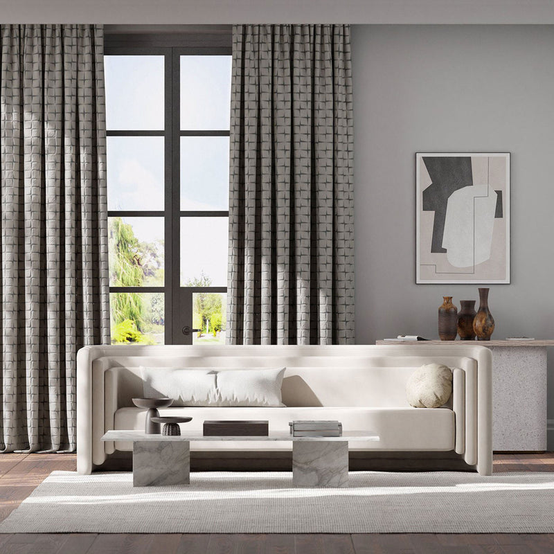 132252 Issoria Momentum 7 Dove Fabric by Harlequin