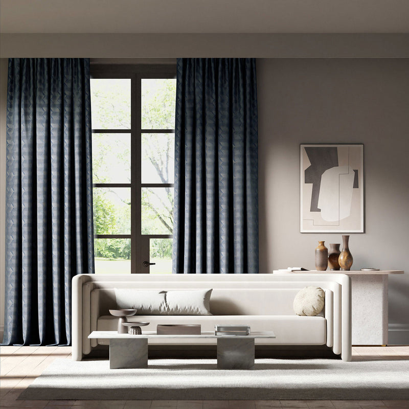 132274 Tanabe Colour 3 Midnight Fabric by Harlequin