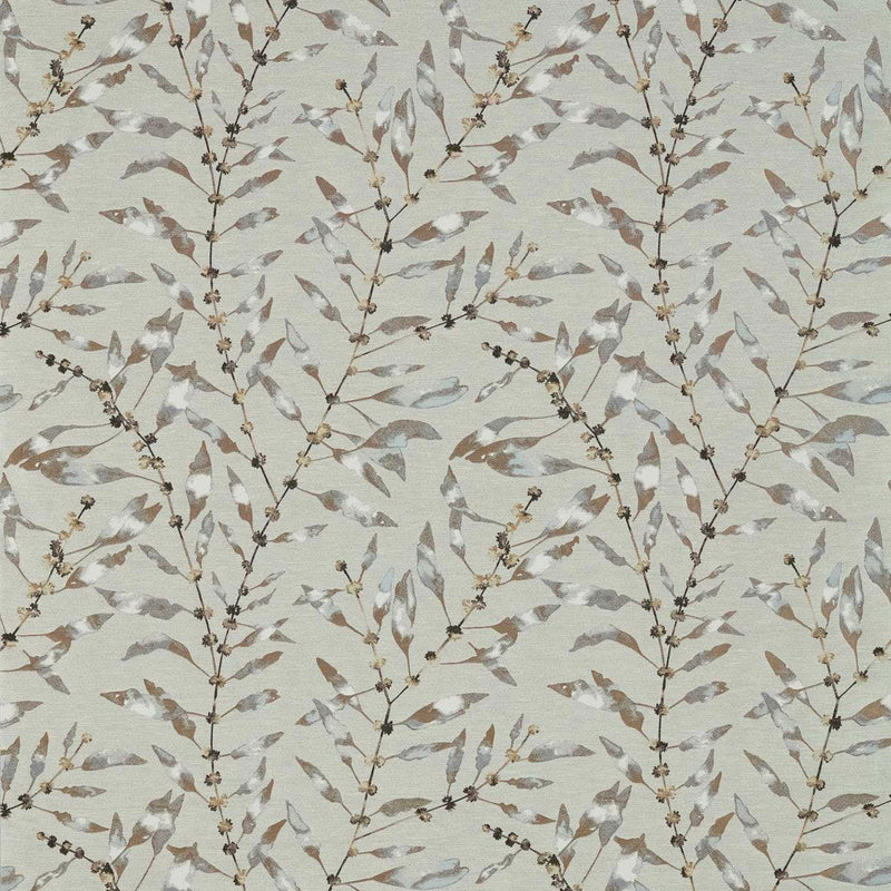 132292 Chaconia Colour 4 Brass and Ink Fabric by Harlequin