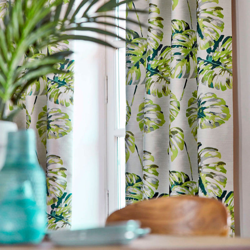 132647 Kelapa Zapara Emerald/Zest Fabric by Harlequin