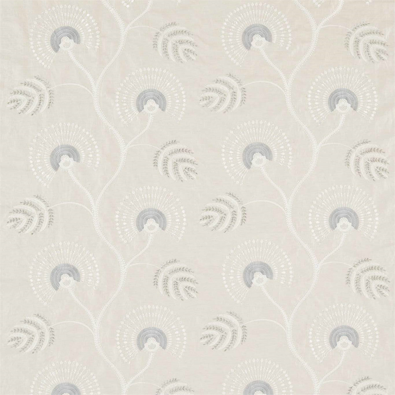 132653 Louella Paloma Seaglass / Pearl Fabric by Harlequin