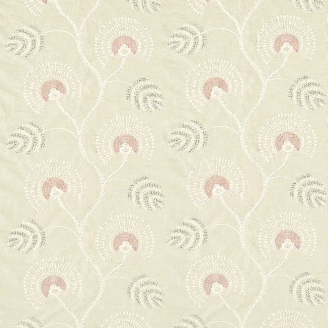 132654 Louella Paloma Rose Quartz / Pearl Fabric by Harlequin