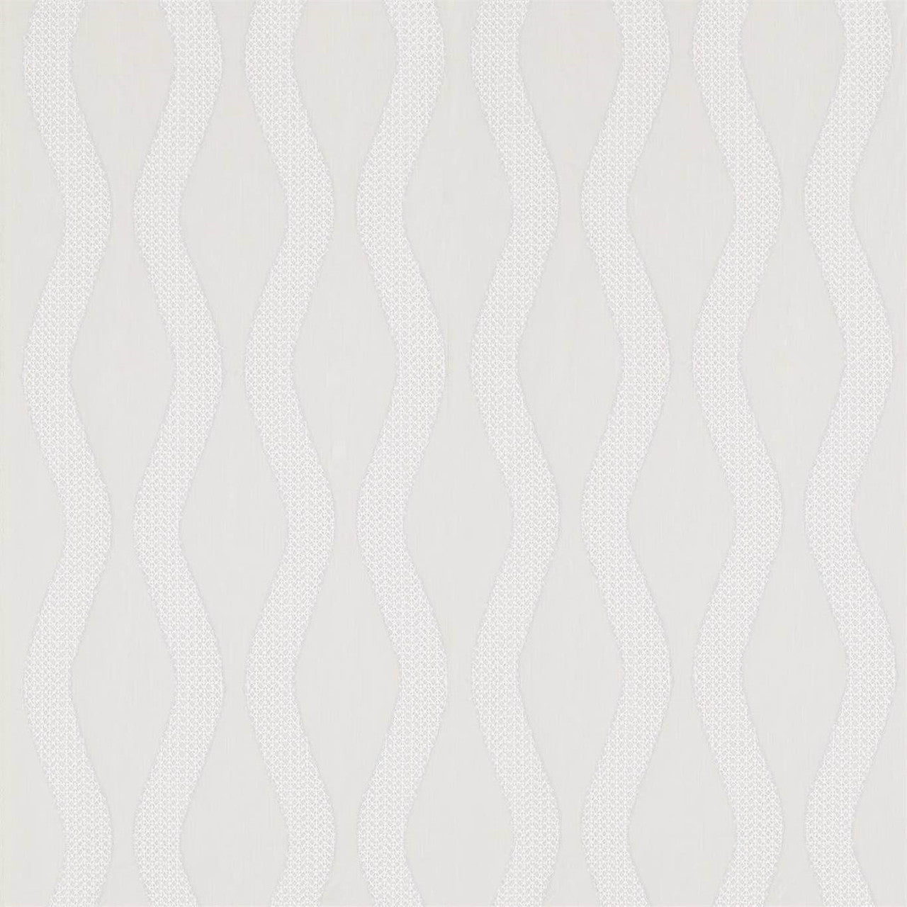 132663 Chime Paloma Silver Fabric by Harlequin
