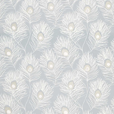 Orlena Paloma Powder Blue / Gilver Fabric by Harlequin
