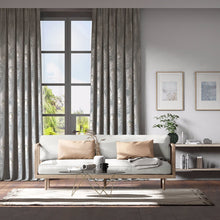 132667 Orlena Paloma Powder Blue / Gilver Fabric by Harlequin