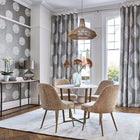 132670 Amity Paloma Slate / Gold Fabric by Harlequin