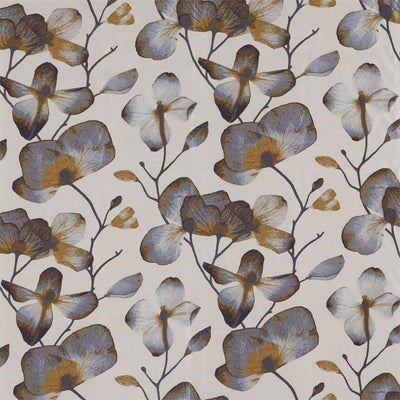 Kienze Ochre / Steel Fabric by Harlequin