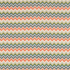 132767 Minouri Momentum 10 Teal / Mandarin / Lichen Fabric by Harlequin