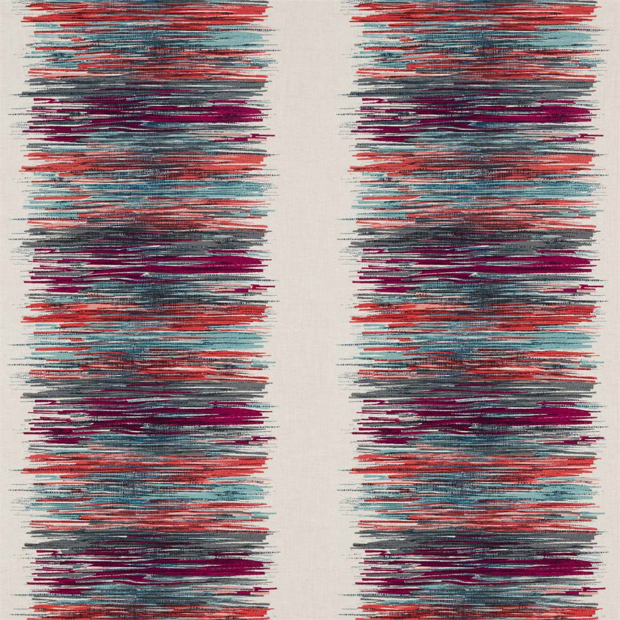 132778 Chromatic Momentum 10 Magenta / Marine / Coral Fabric by Harlequin