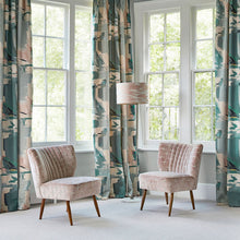 132793 Perspective Momentum 10 Emerald / Peony Fabric by Harlequin