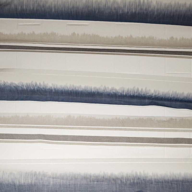 132799 Kamida Momentum Sheers & Structures 3 Ink / Pewter Fabric by Harlequin