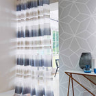 132799 Kamida Momentum Sheers & Structures 3 Ink / Pewter Fabric by Harlequin